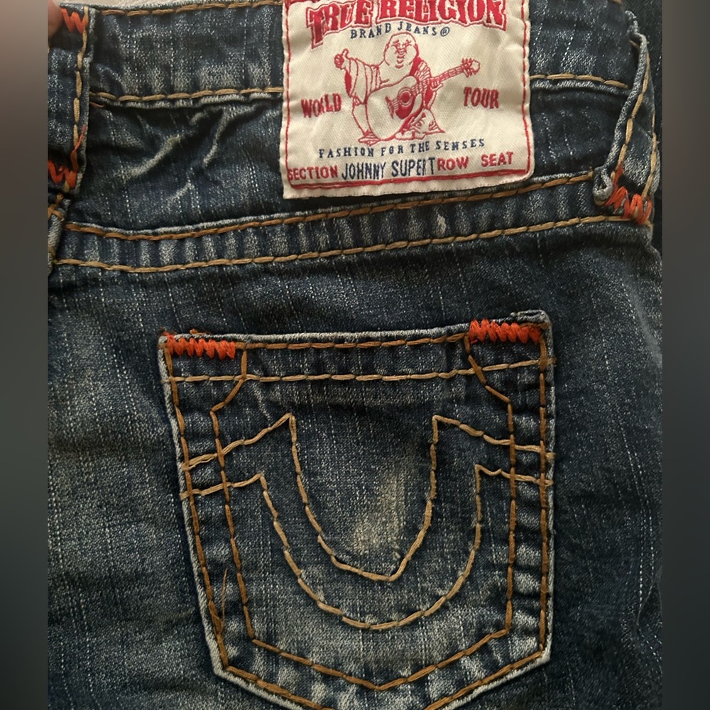 True Religion Johnny Super T Women's Boot Cut Jeans - Blue.